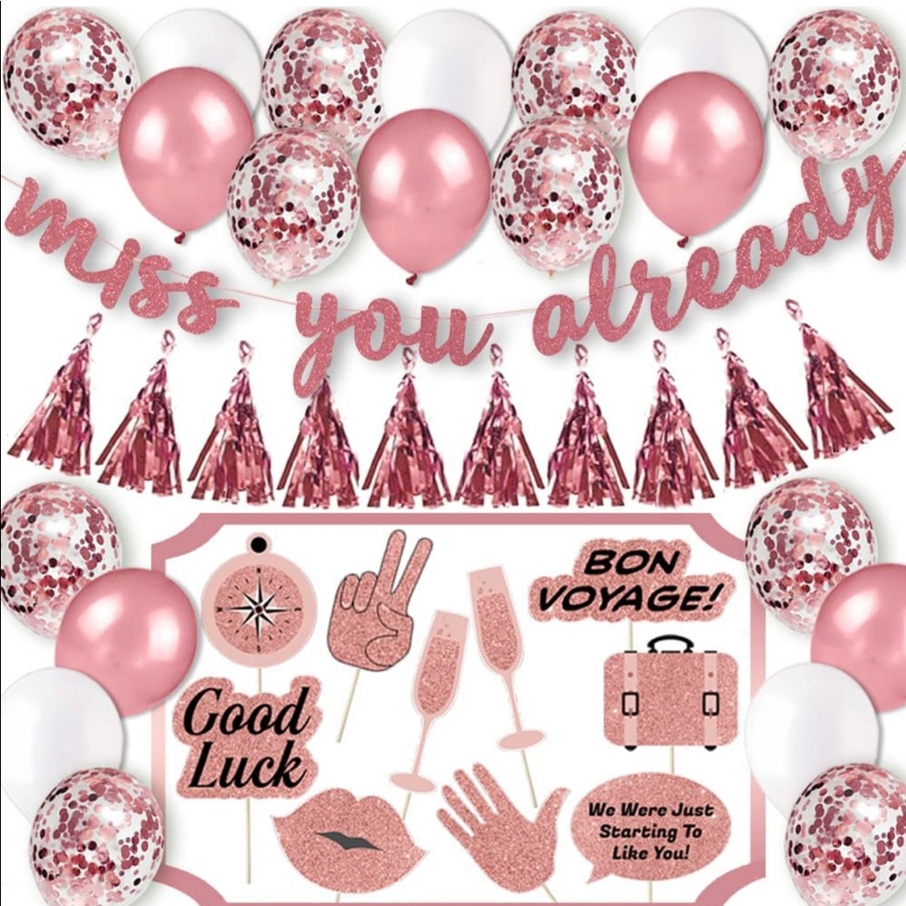 Going Away Party Decorations Kit Bundle